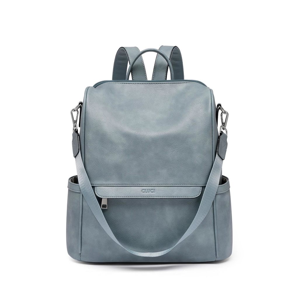Backpack Purse for Women Backpack Purse Black Leather Anti-theft Large🥳